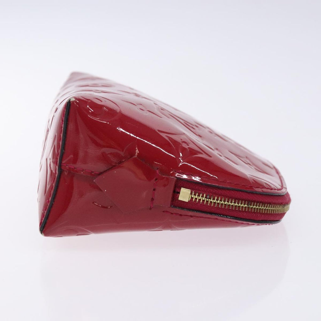 LOUIS VUITTON Monogram Vernis Pochette Cosmetic Rose Indian M90009 134589