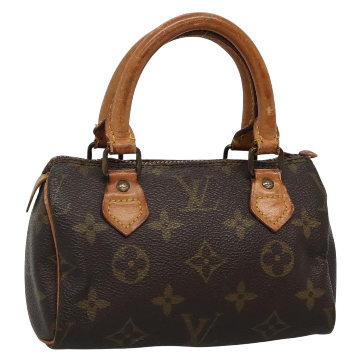 LOUIS VUITTON Monogram Mini Speedy Hand Bag M41534 LV 134605