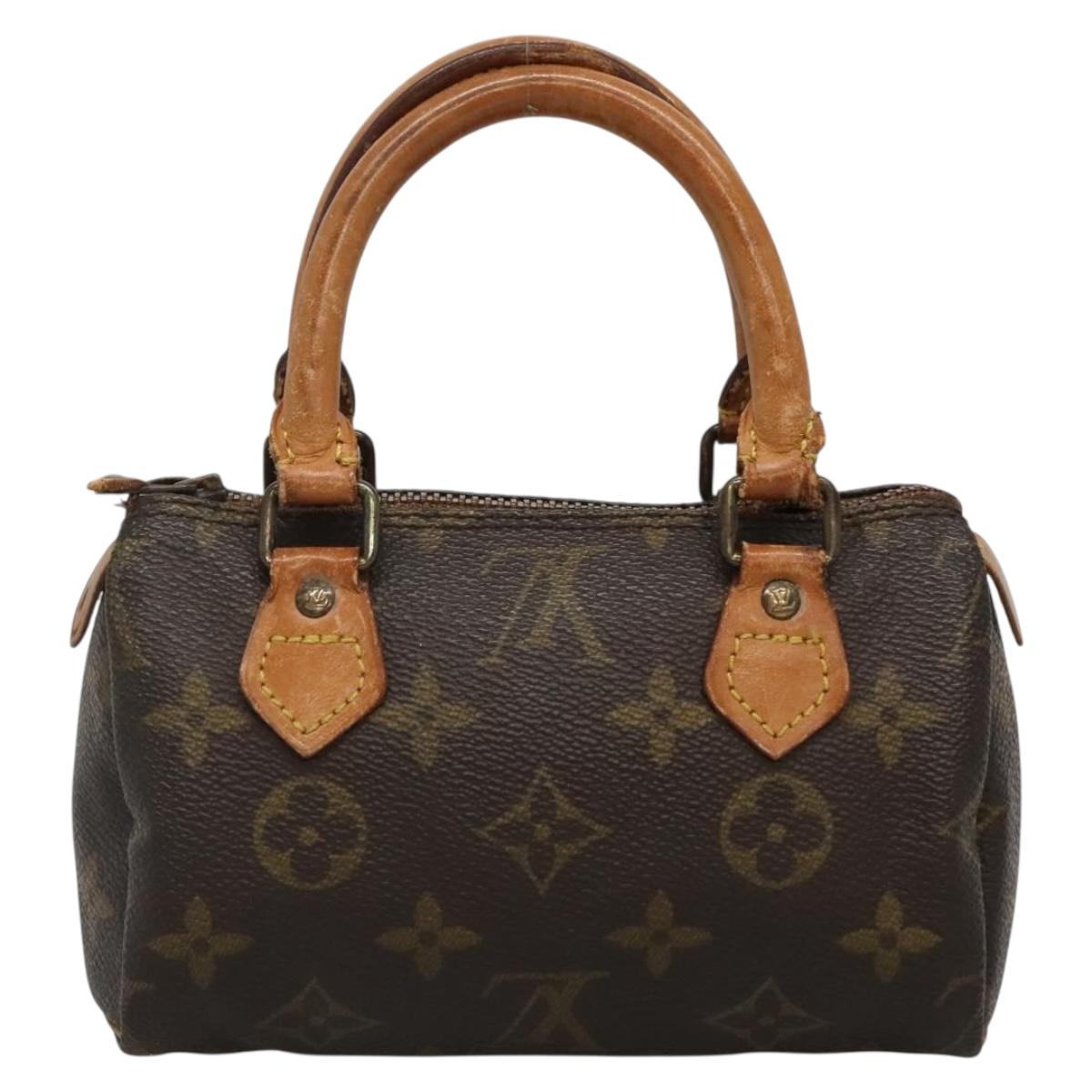 LOUIS VUITTON Monogram Mini Speedy Hand Bag M41534 LV 134605