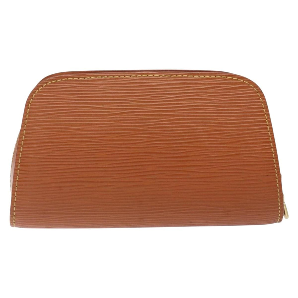 LOUIS VUITTON Epi Dauphine PM Pouch Brown M48443 LV 134667