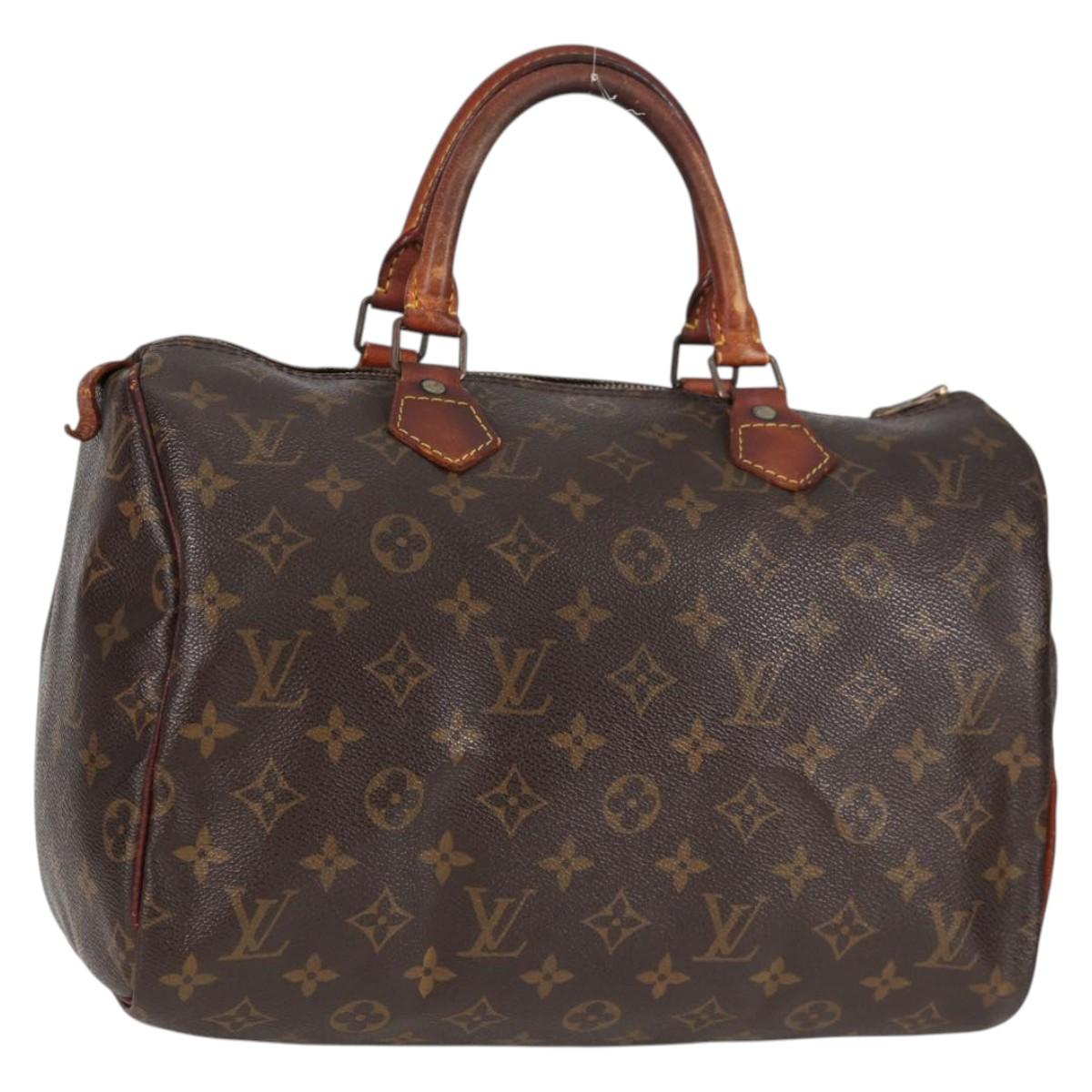 LOUIS VUITTON Monogram Speedy 30 Hand Bag M41526 LV 134744