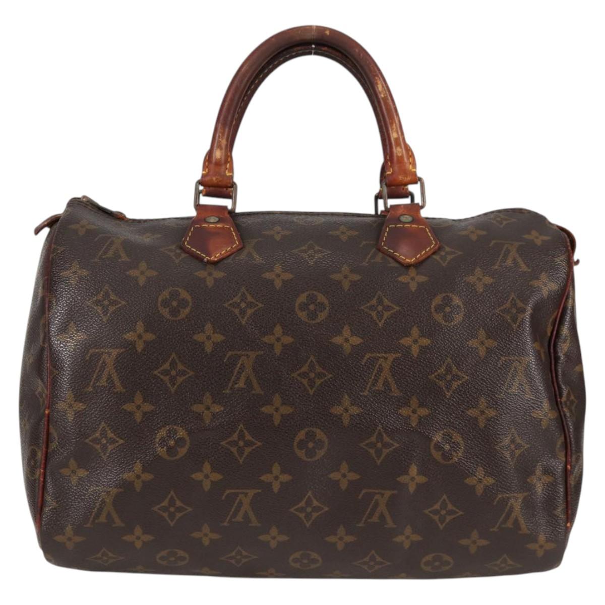 LOUIS VUITTON Monogram Speedy 30 Hand Bag M41526 LV 134744