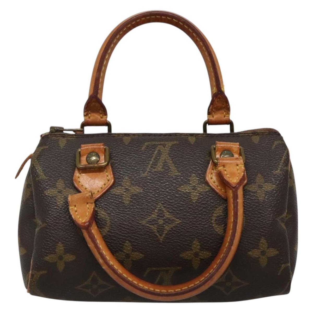 LOUIS VUITTON Monogram Mini Speedy Hand Bag M41534 LV 134754
