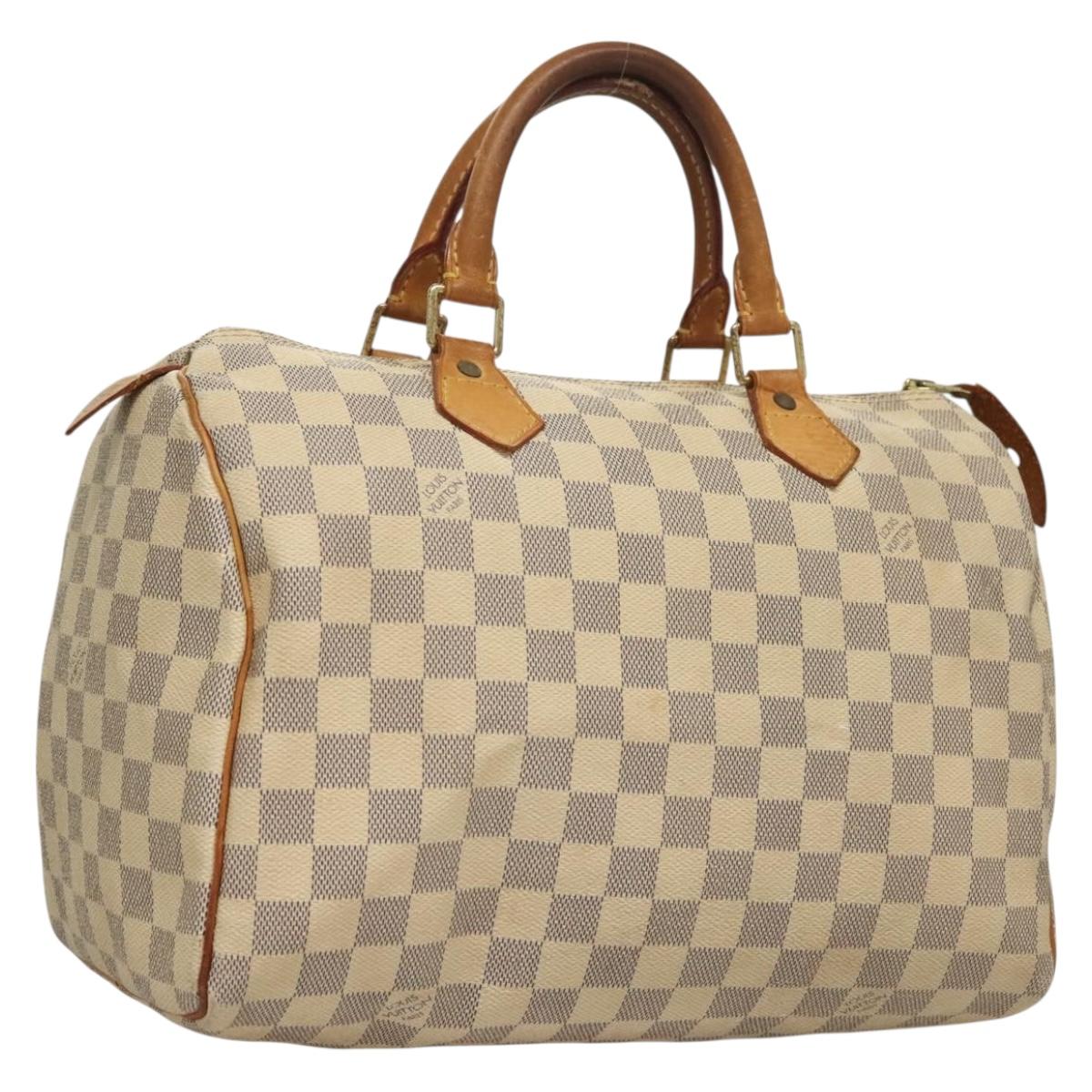 LOUIS VUITTON Damier Azur Speedy 30 Hand Bag N41533 LV 134794