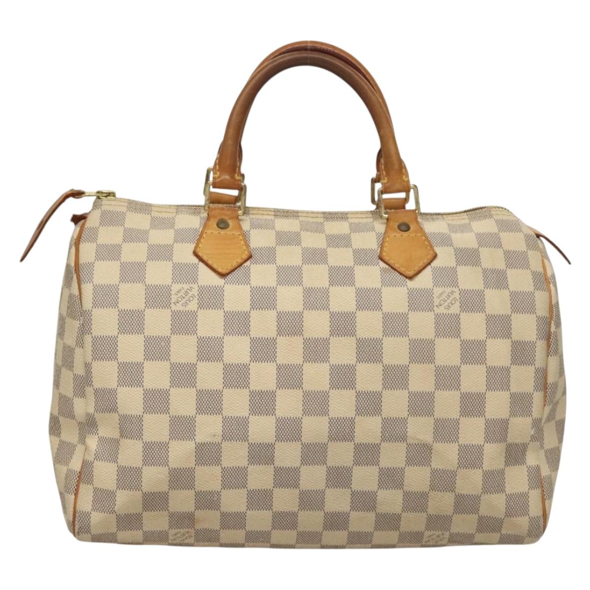 LOUIS VUITTON Damier Azur Speedy 30 Hand Bag N41533 LV 134794