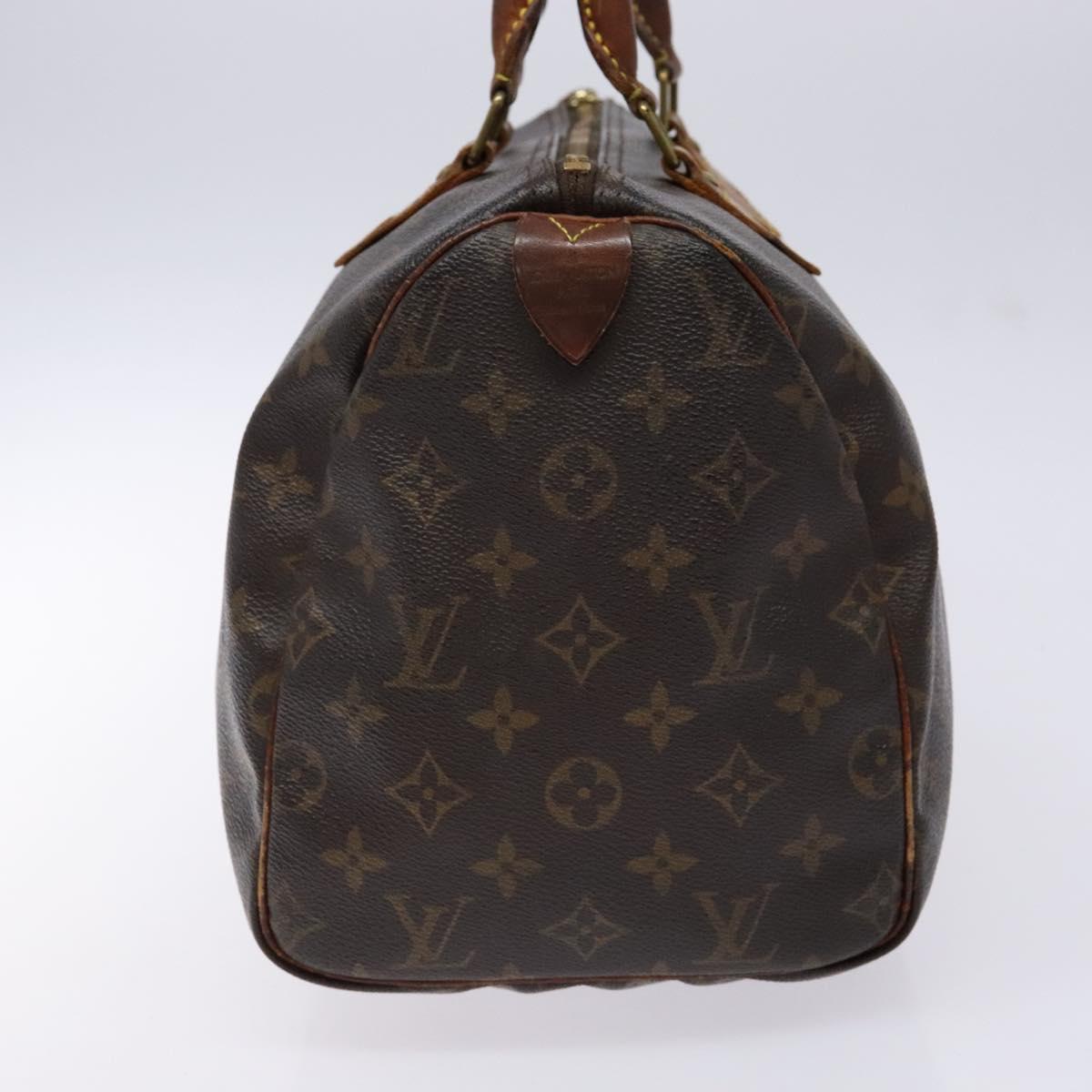 LOUIS VUITTON Monogram Speedy 30 Hand Bag M41526 LV 135166