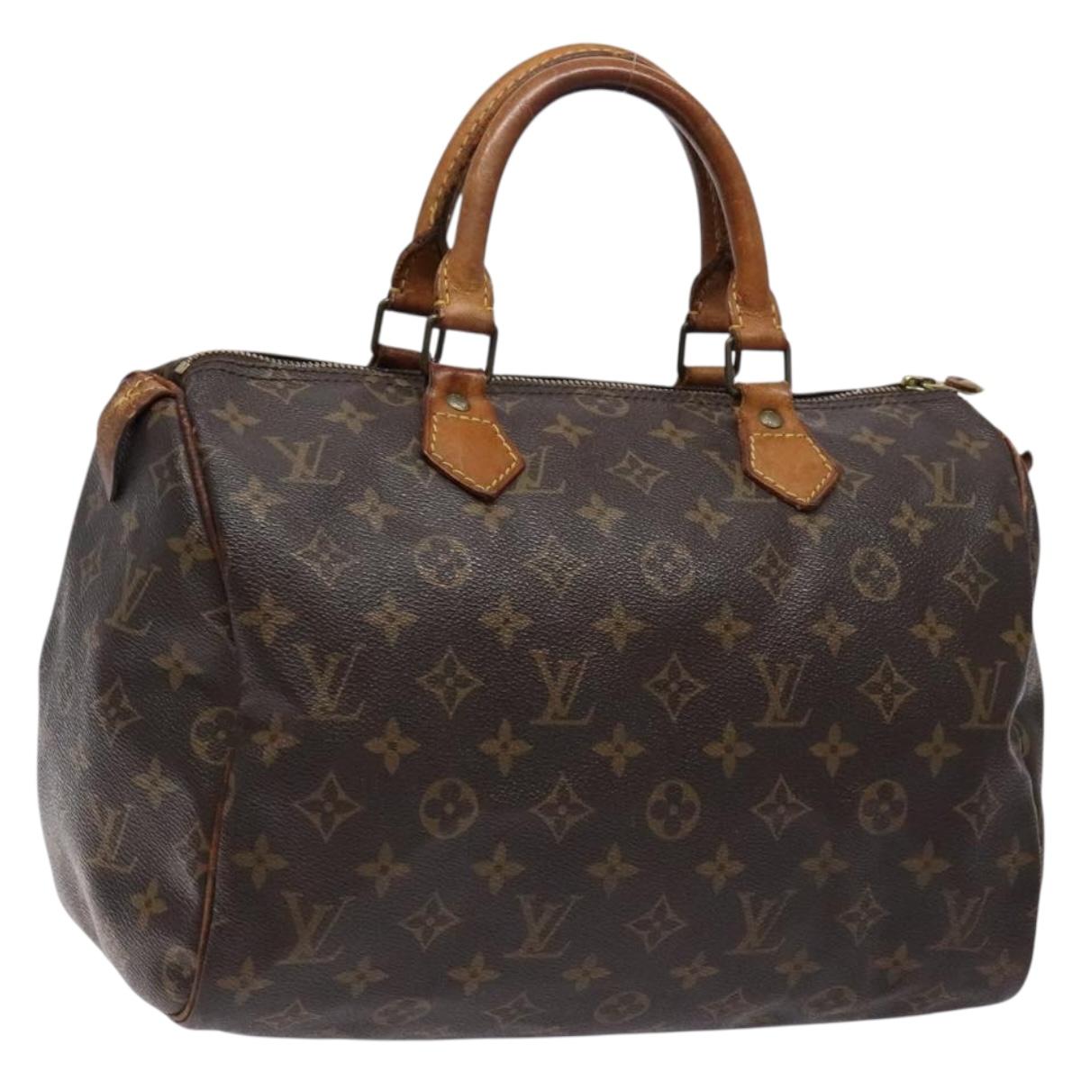 LOUIS VUITTON Monogram Speedy 30 Hand Bag M41526 LV 135171