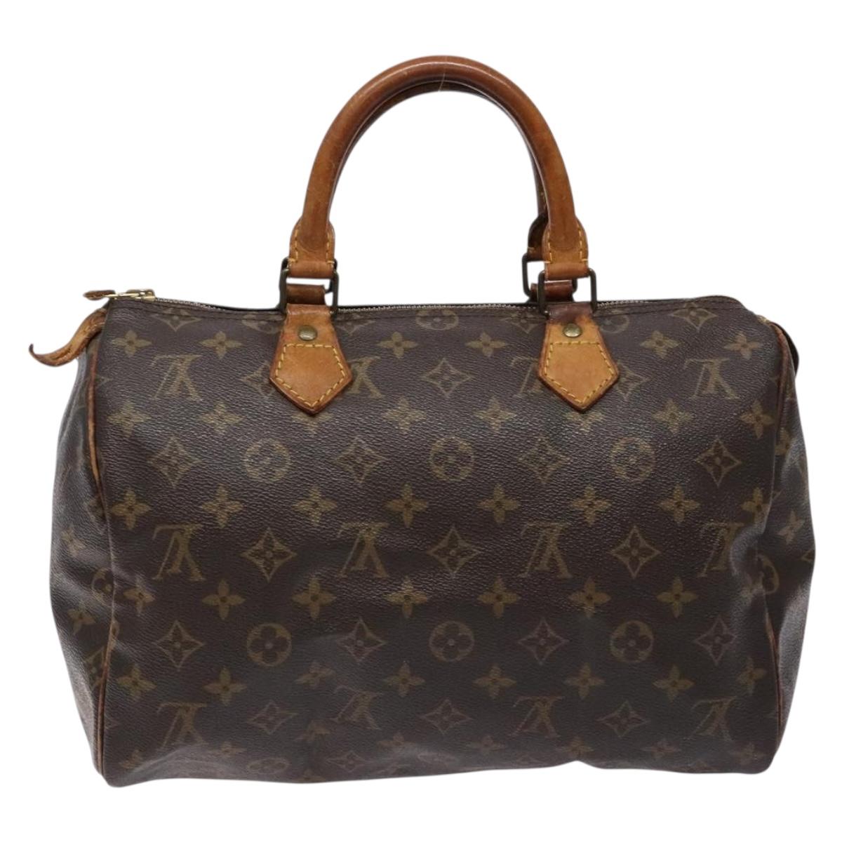 LOUIS VUITTON Monogram Speedy 30 Hand Bag M41526 LV 135171