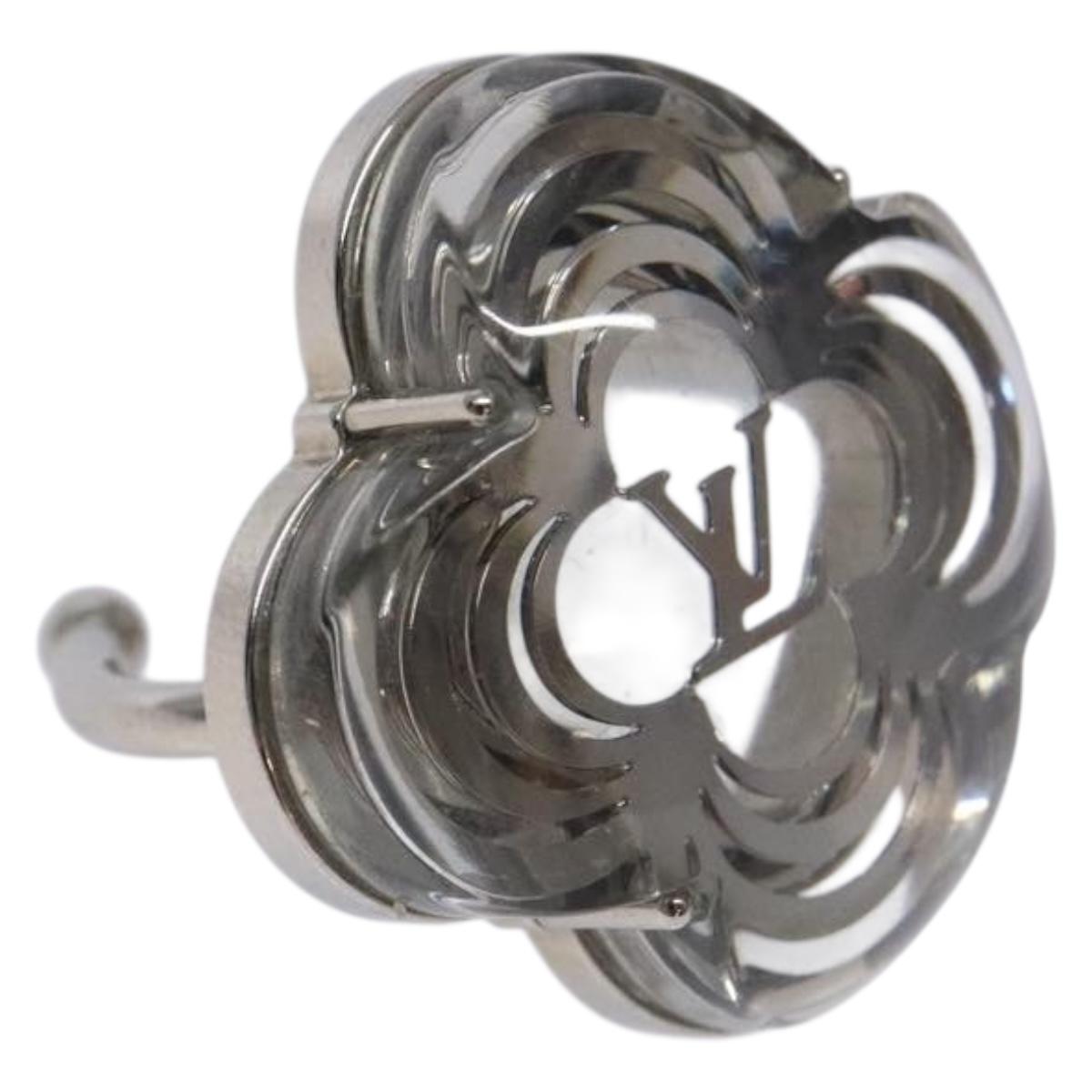 LOUIS VUITTON Berg Alafoli Ring metal Silver M65665 #21(JP Size) LV 135225V