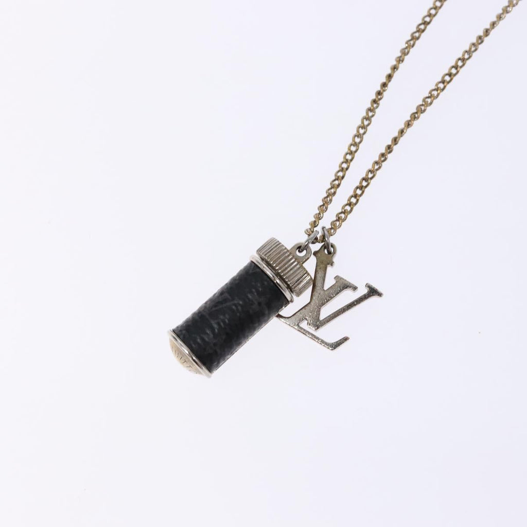 LOUIS VUITTON Collier Charm Necklace metal Silver M63641 LV 135395