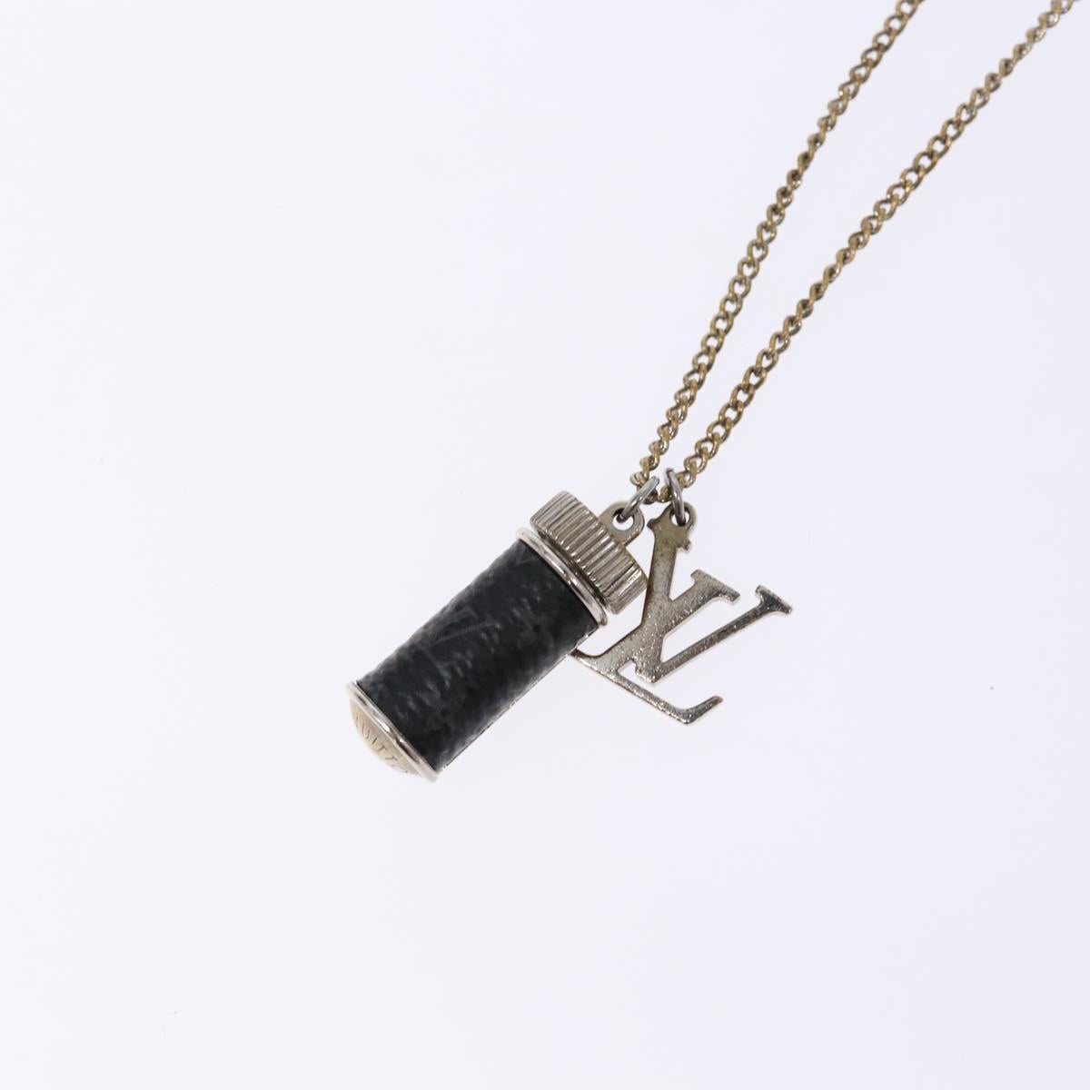 LOUIS VUITTON Collier Charm Necklace metal Silver M63641 LV 135395