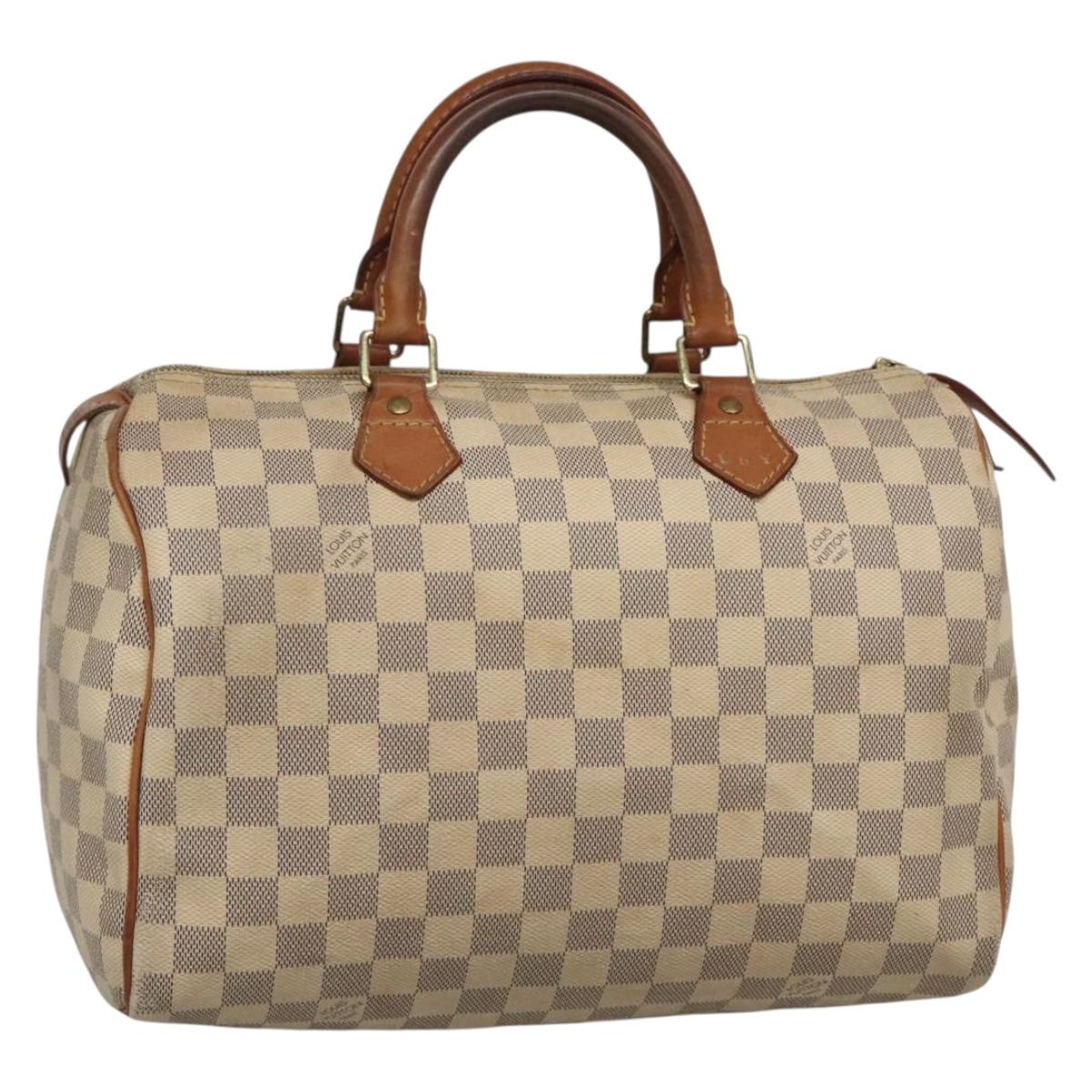 LOUIS VUITTON Damier Azur Speedy 30 Hand Bag N41533 LV 135479