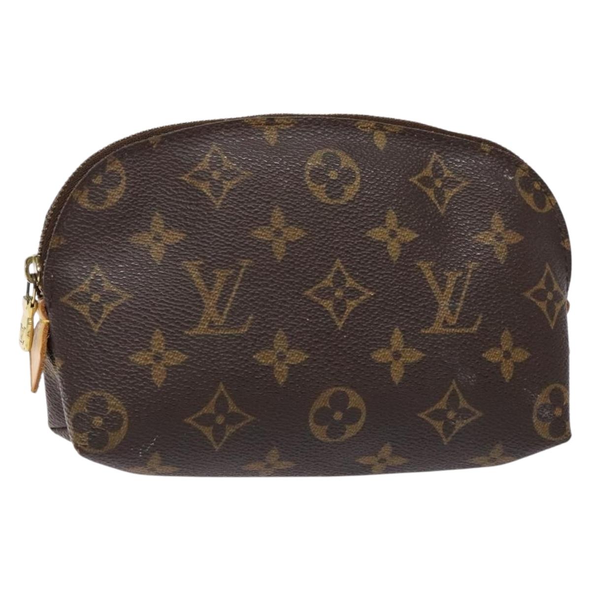 LOUIS VUITTON Monogram Pochette Cosmetic PM Pouch M43998 LV 135533