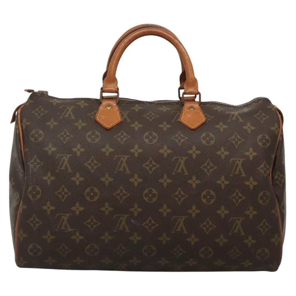 LOUIS VUITTON Monogram Speedy 35 Hand Bag M41524 LV 135636