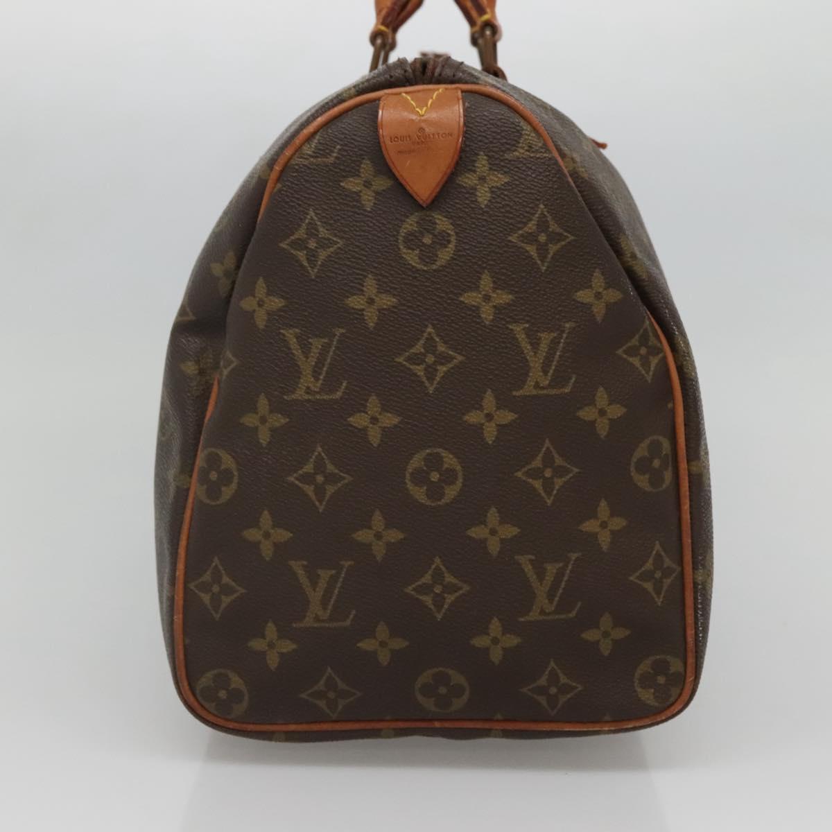 LOUIS VUITTON Monogram Speedy 35 Hand Bag M41524 LV 135636