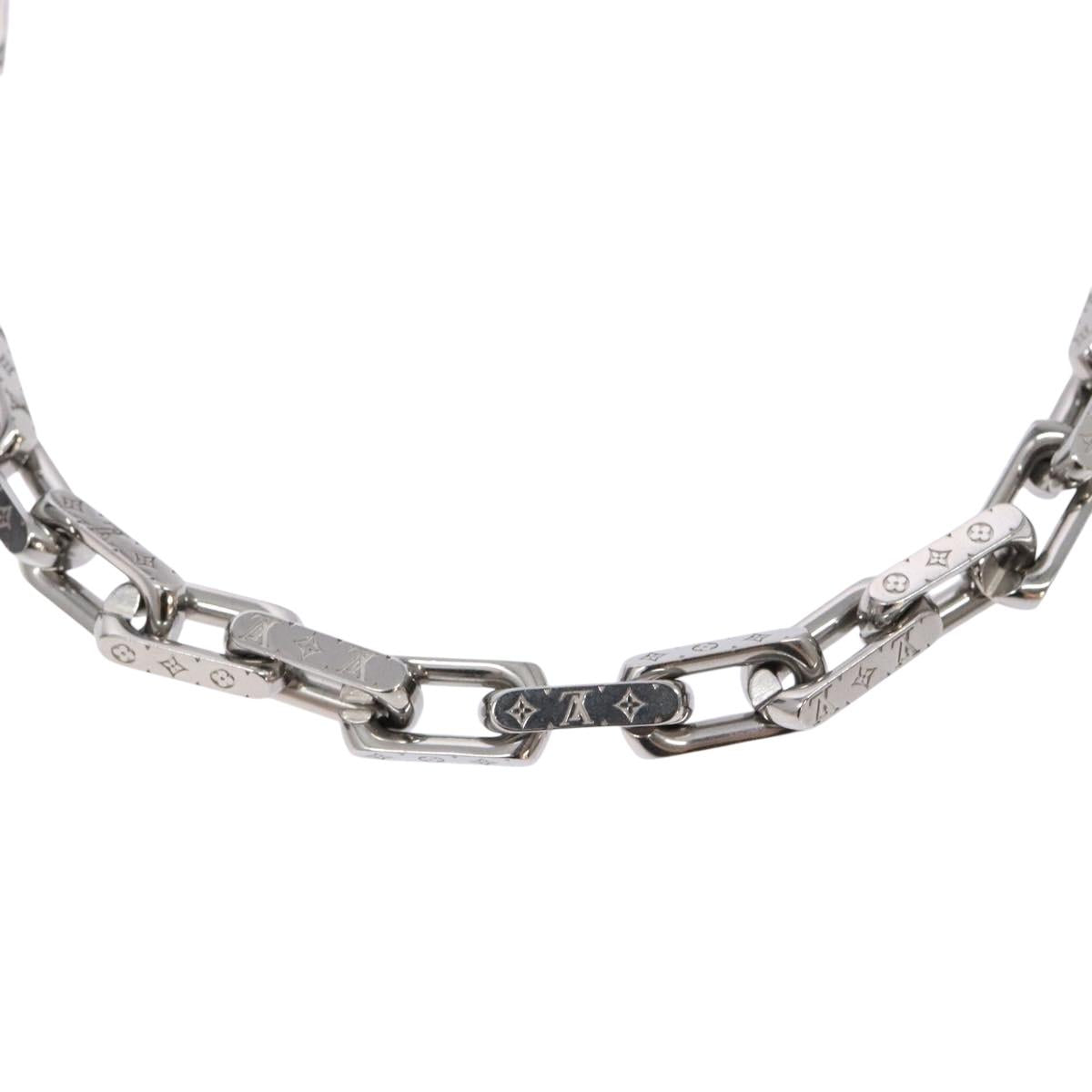 LOUIS VUITTON Chain Necklace metal Silver M00307 LV 135753M