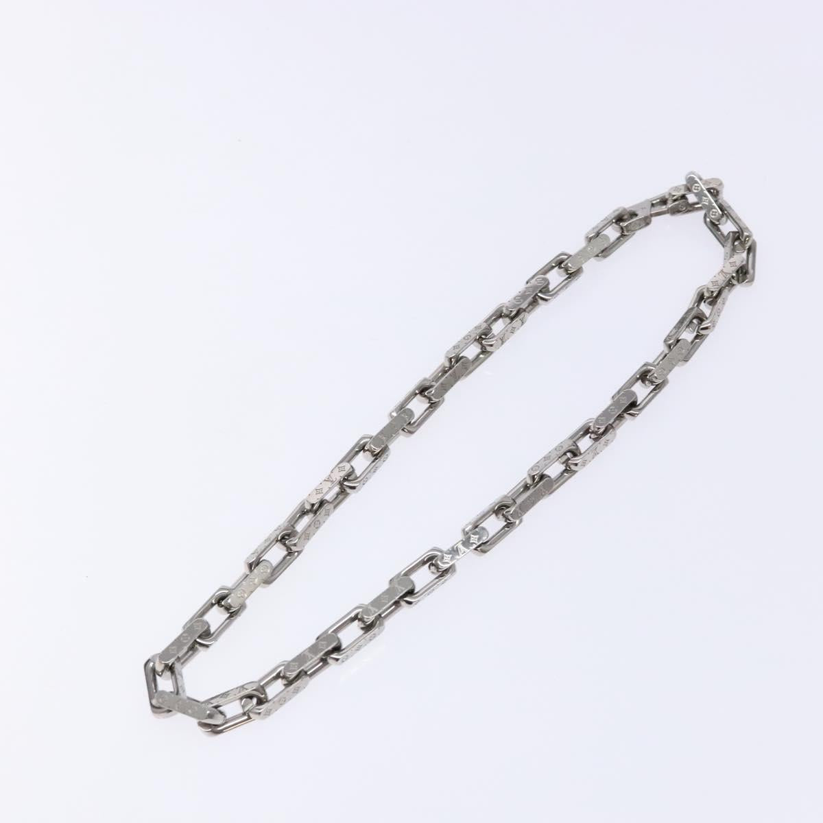LOUIS VUITTON Chain Necklace metal Silver M00307 LV 135753M