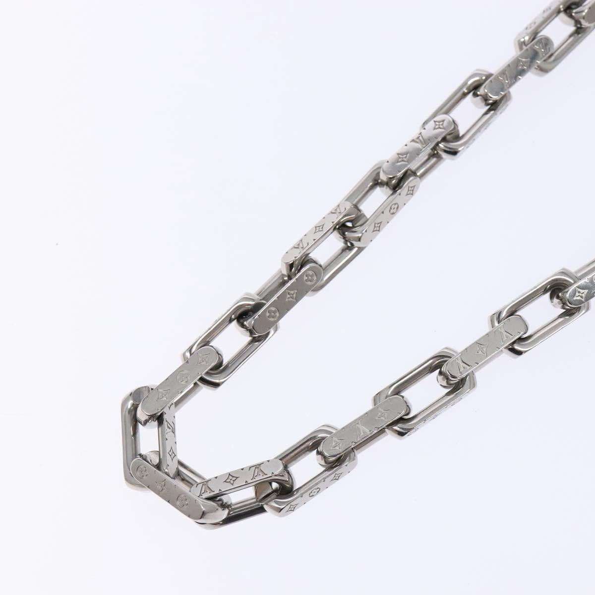 LOUIS VUITTON Chain Necklace metal Silver M00307 LV 135753M