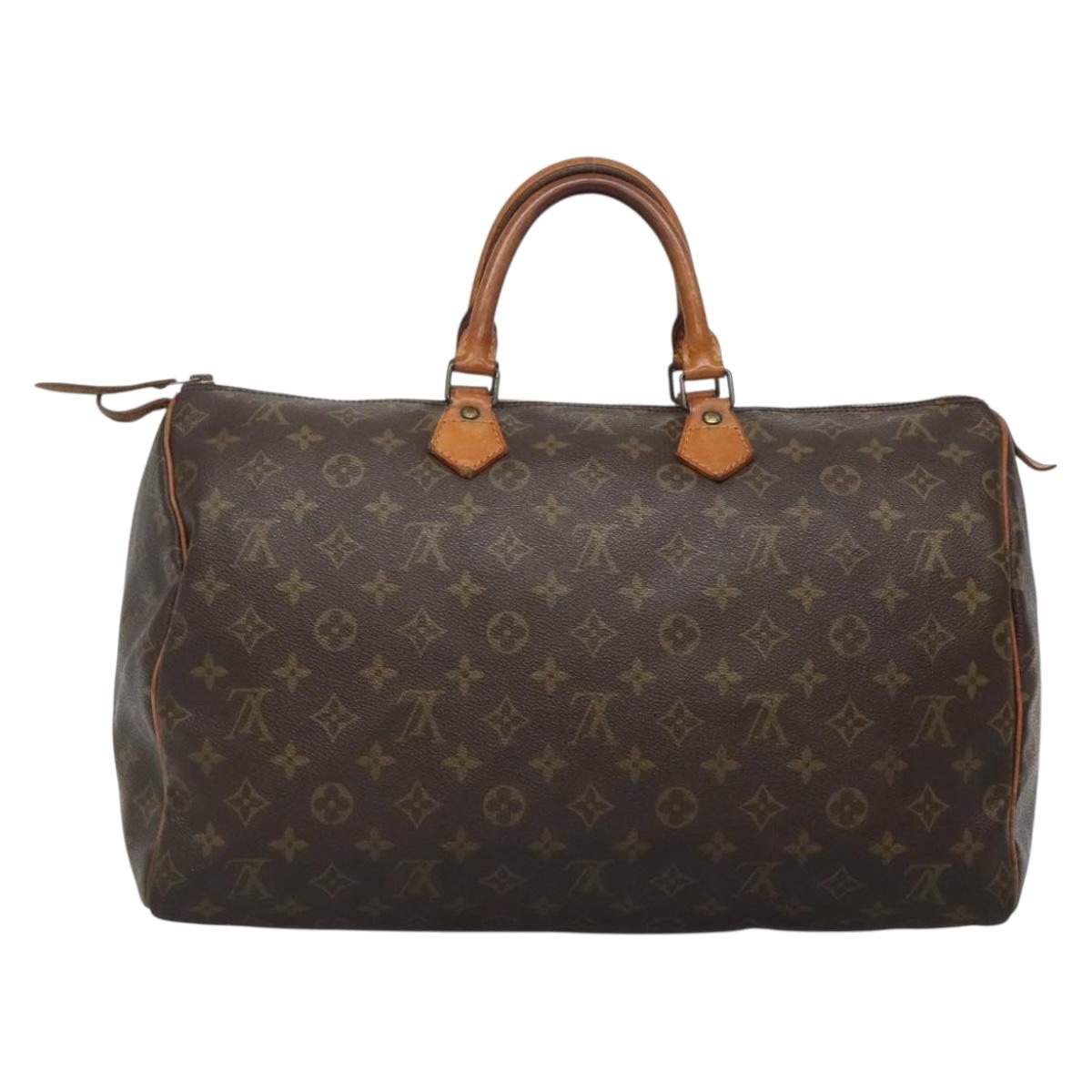 LOUIS VUITTON Monogram Speedy 40 Hand Bag M41522 LV 135842