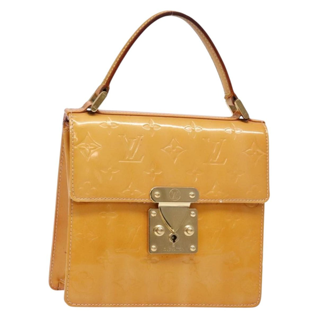 LOUIS VUITTON Vernis Spring Street Hand Bag Marshmallow Pink M91033 135887