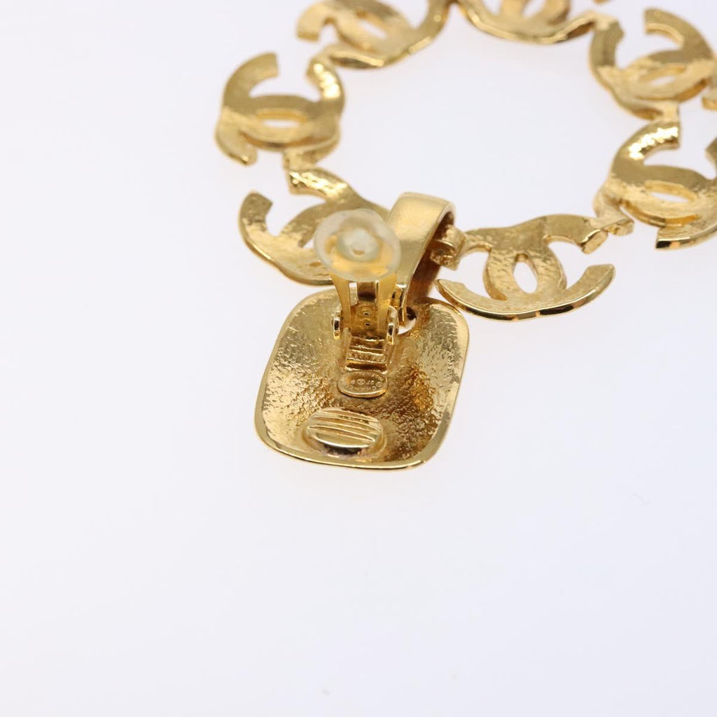 CHANEL COCO Mark Earring Metal Gold CC 135951V