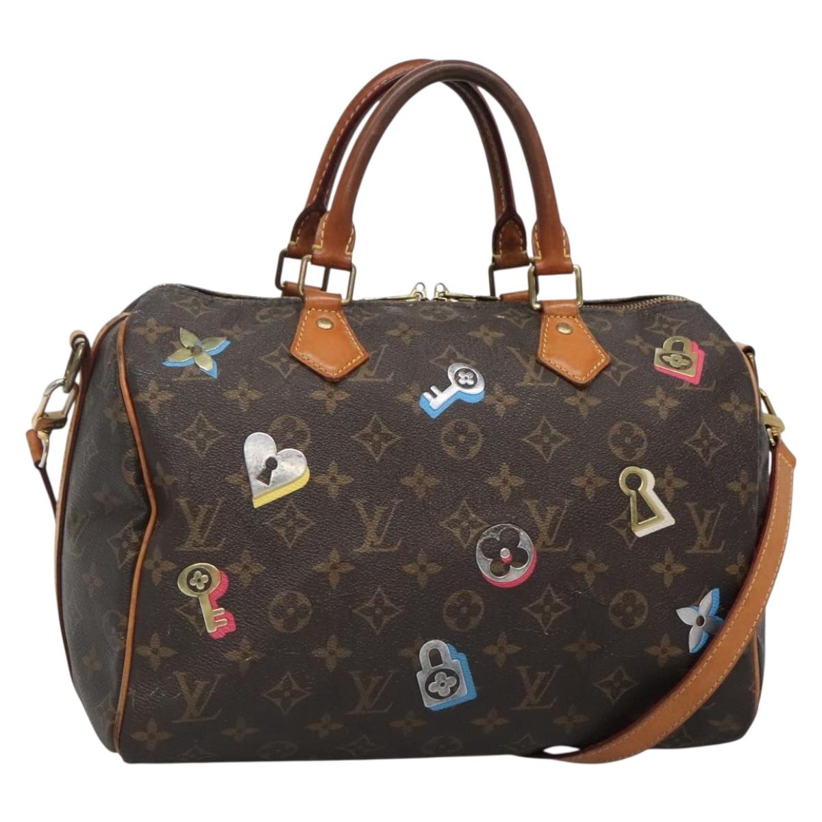 LOUIS VUITTON Love Block Speedy Bandouliere 30 Bag 2way M44365 136029