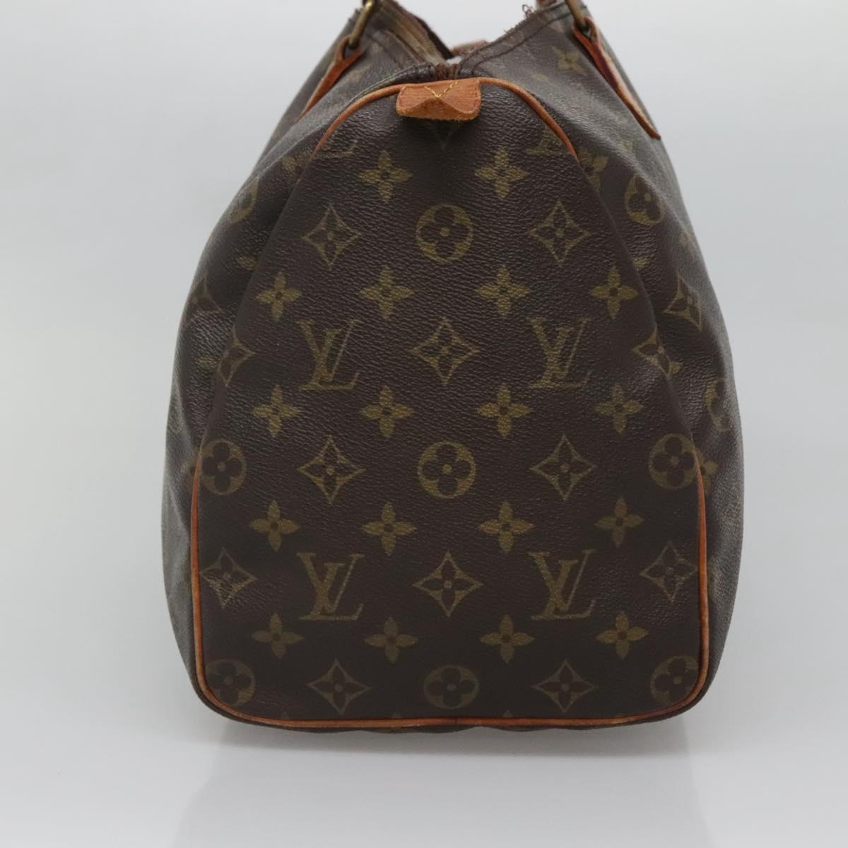 LOUIS VUITTON Monogram Speedy 35 Hand Bag M41524 LV 136095