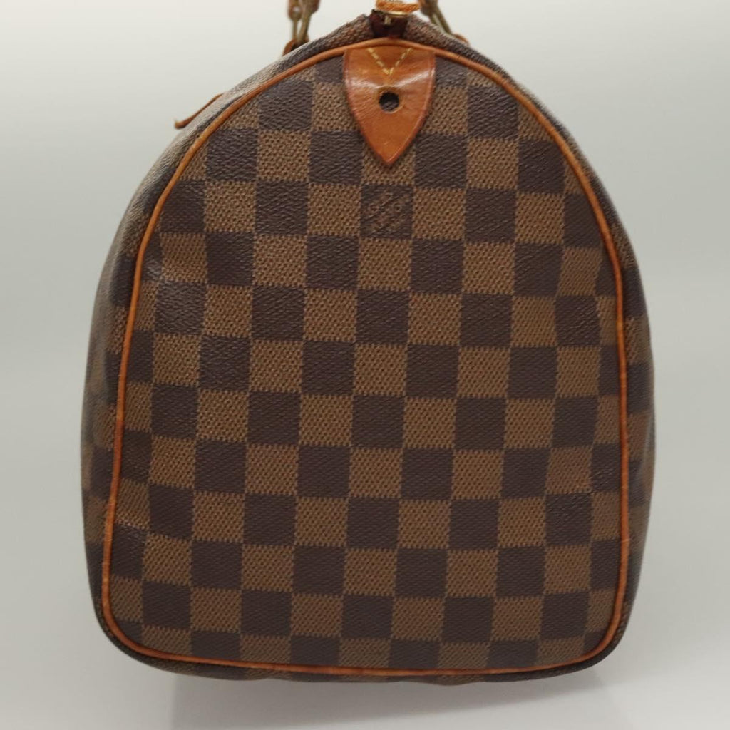 LOUIS VUITTON Damier Ebene Speedy 30 Hand Bag N41364 LV 136254