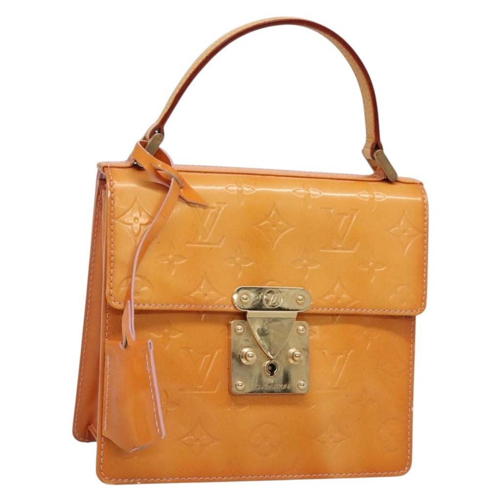 LOUIS VUITTON Vernis Spring Street Hand Bag Marshmallow Pink M91033 136363