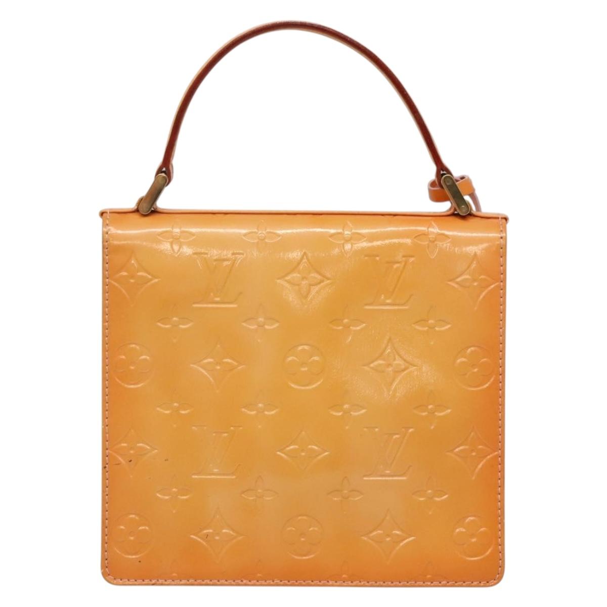 LOUIS VUITTON Vernis Spring Street Hand Bag Marshmallow Pink M91033 136363