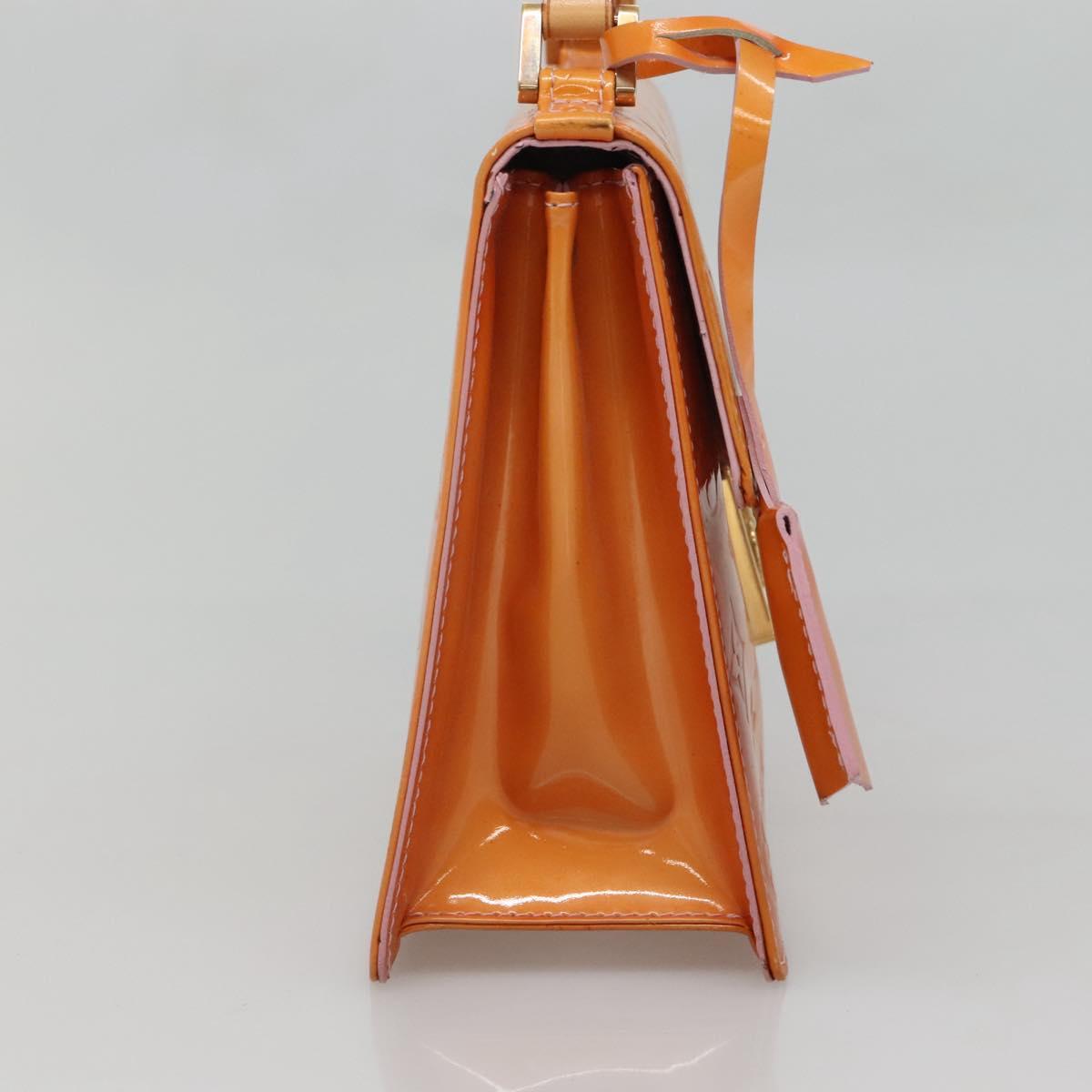 LOUIS VUITTON Vernis Spring Street Hand Bag Marshmallow Pink M91033 136363