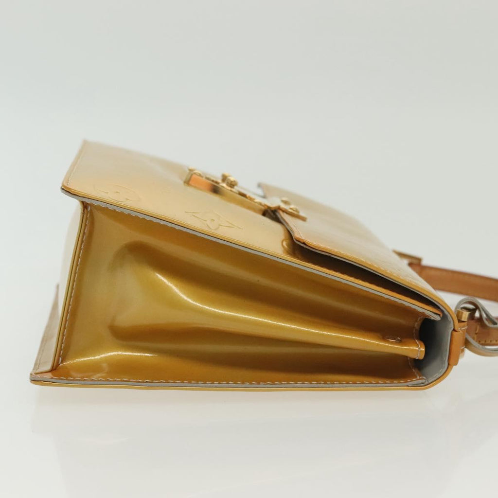 LOUIS VUITTON Monogram Vernis Spring Street Hand Bag Gris M91029 LV 136364