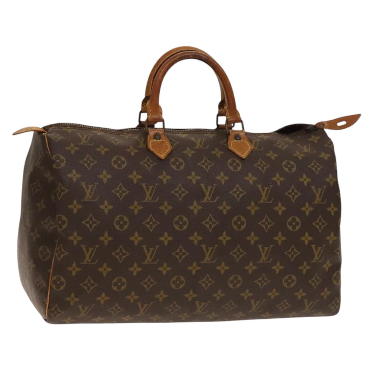 LOUIS VUITTON Monogram Speedy 40 Hand Bag M41522 LV 136515