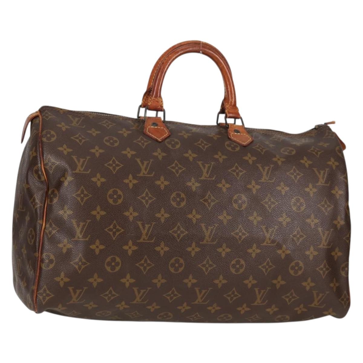 LOUIS VUITTON Monogram Speedy 40 Hand Bag M41522 LV 136516
