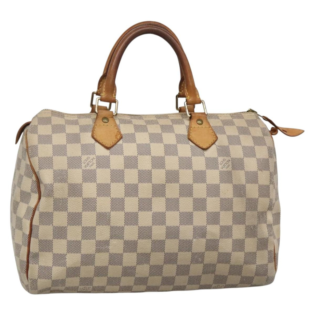 LOUIS VUITTON Damier Azur Speedy 30 Hand Bag N41533 LV 136584