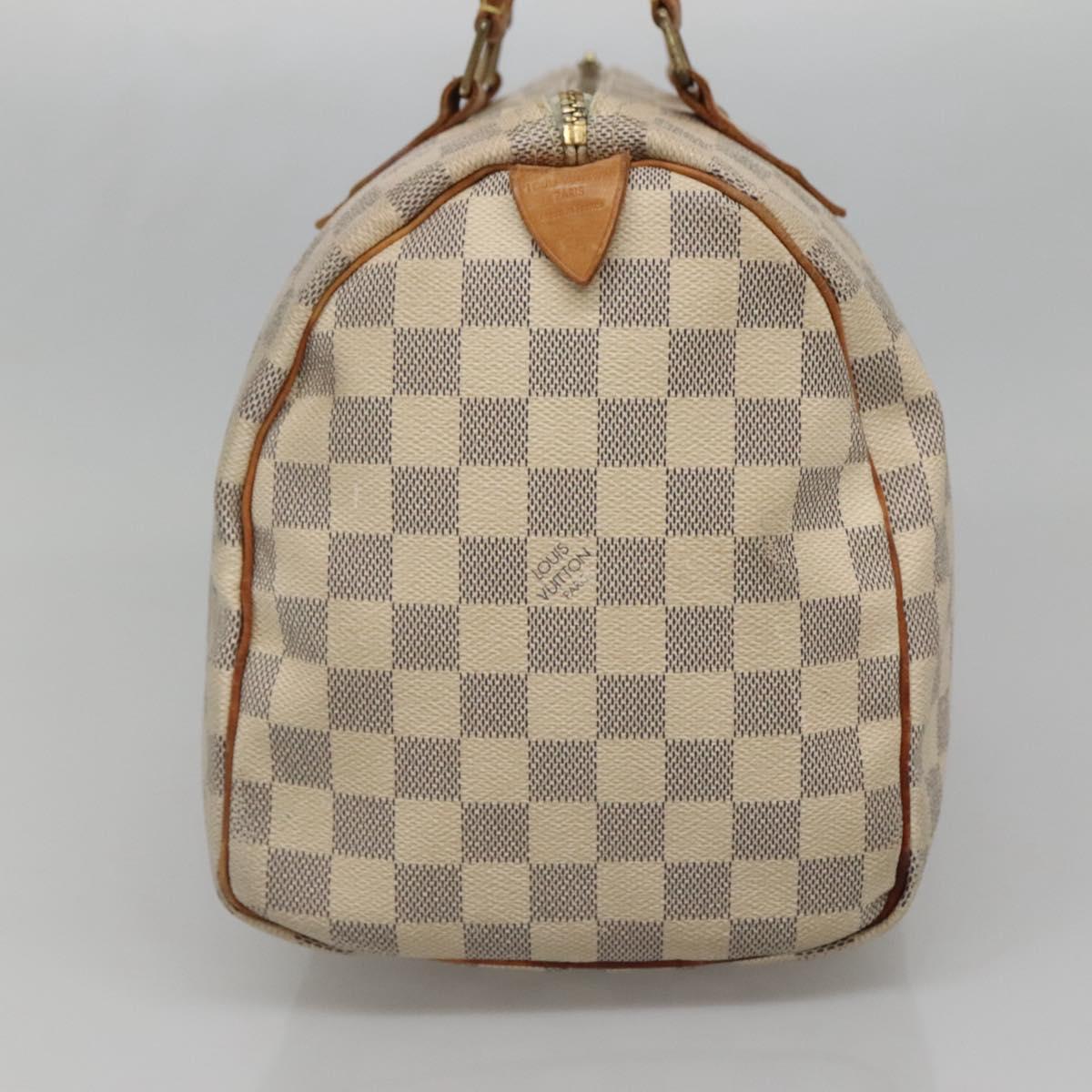 LOUIS VUITTON Damier Azur Speedy 30 Hand Bag N41533 LV 136584