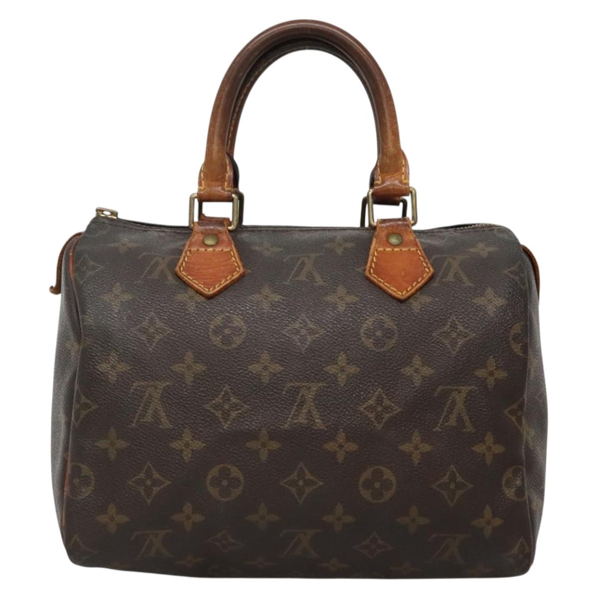 LOUIS VUITTON Monogram Speedy 25 Hand Bag M41528 LV 136707