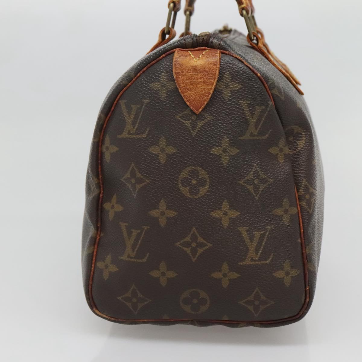 LOUIS VUITTON Monogram Speedy 25 Hand Bag M41528 LV 136707