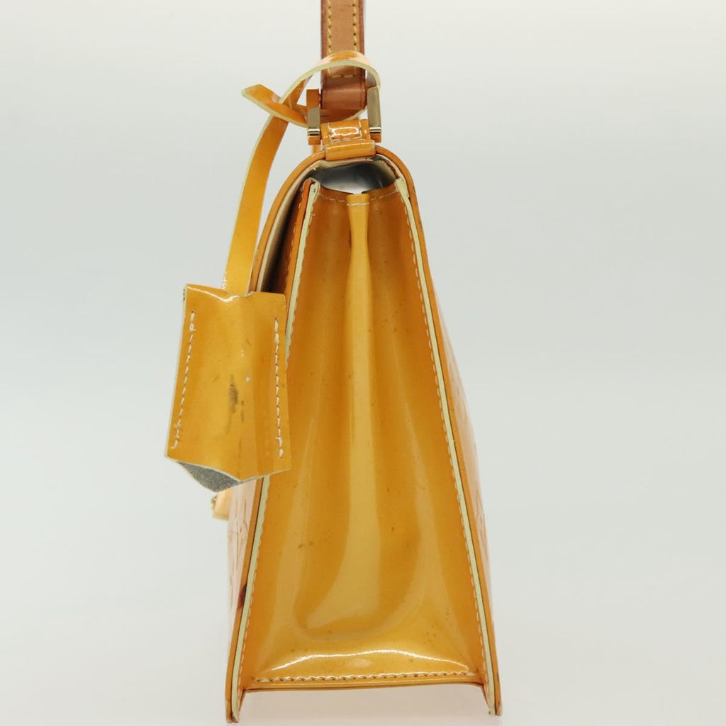 LOUIS VUITTON Monogram Vernis Spring Street Bag Lime Yellow M91068 136753