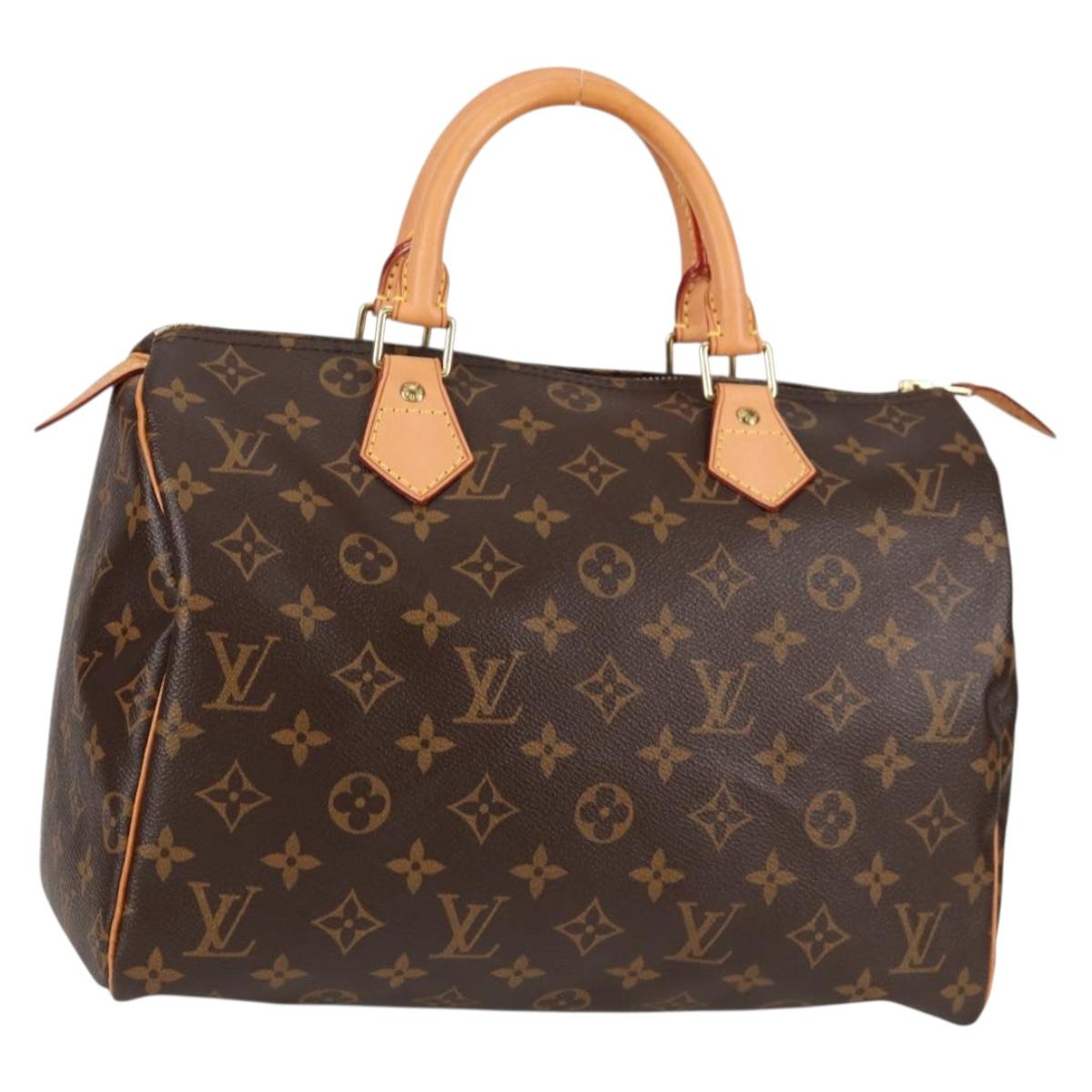 LOUIS VUITTON Monogram Speedy 30 Hand Bag M41526 LV 136823V