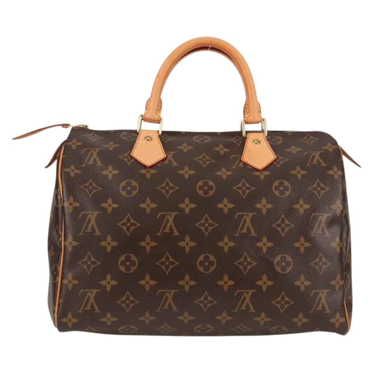 LOUIS VUITTON Monogram Speedy 30 Hand Bag M41526 LV 136823V