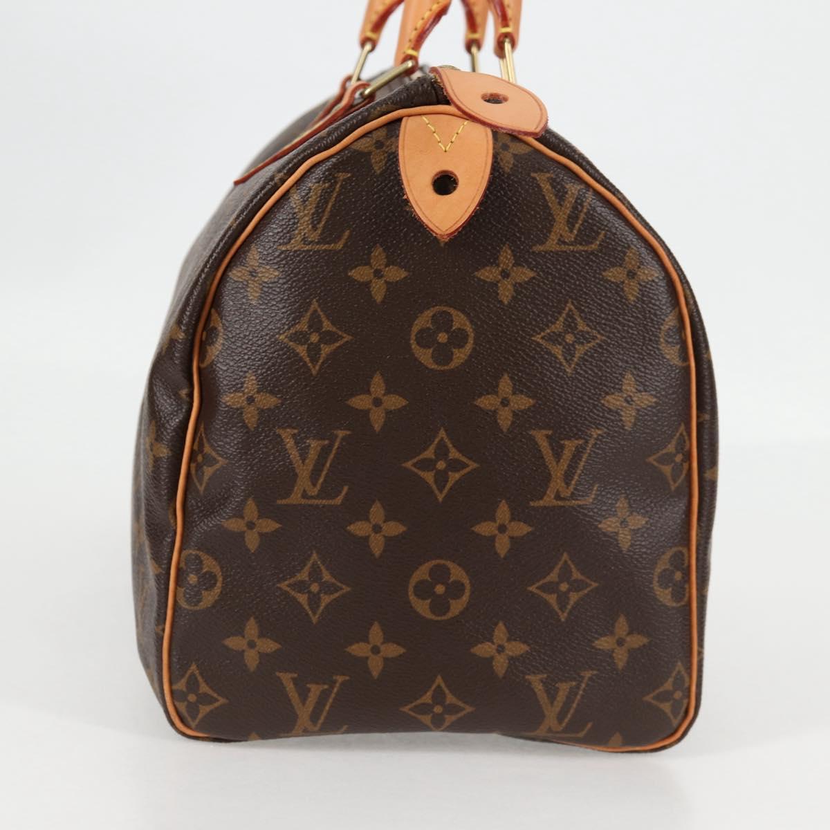 LOUIS VUITTON Monogram Speedy 30 Hand Bag M41526 LV 136823V