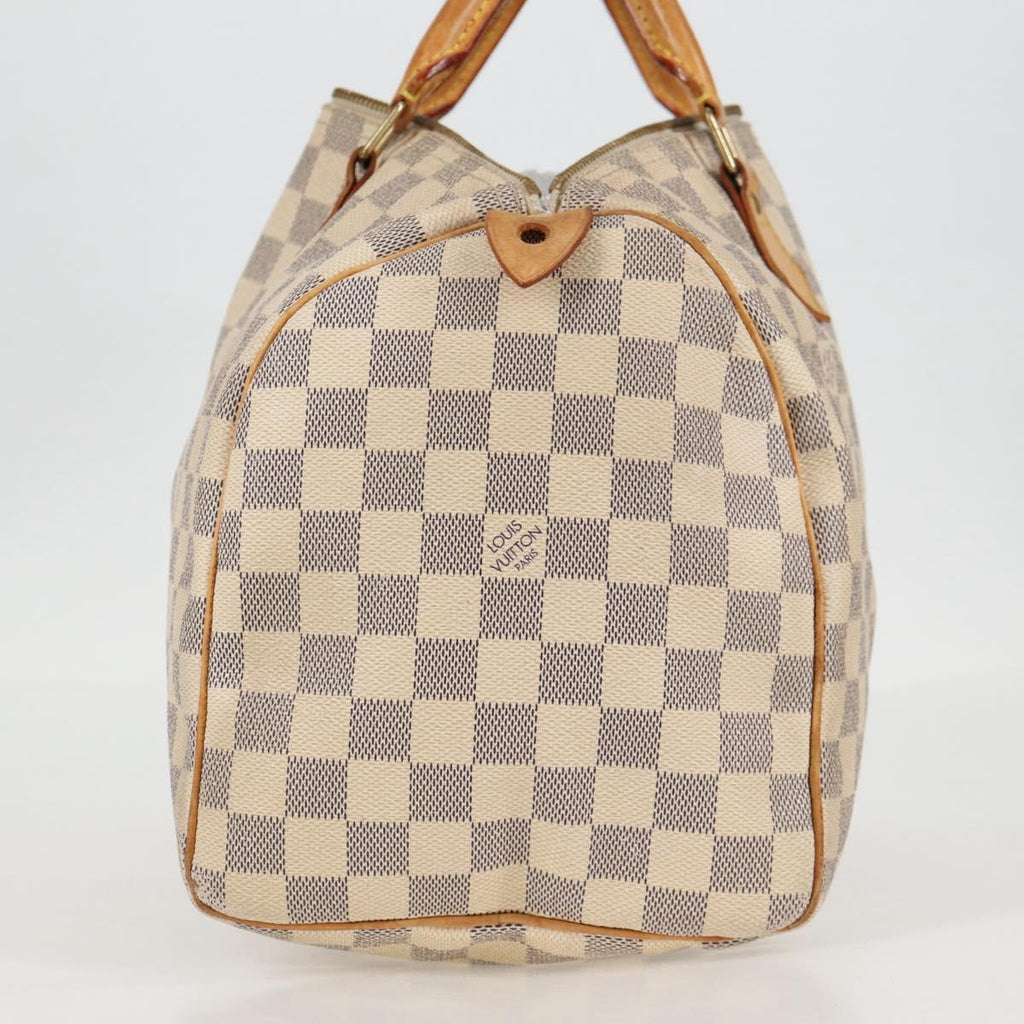 LOUIS VUITTON Damier Azur Speedy 30 Hand Bag N41533 LV 136849