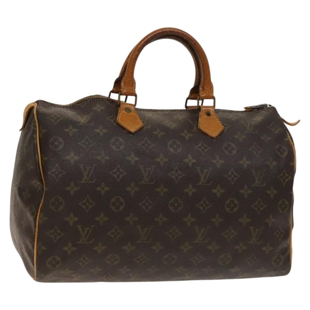 LOUIS VUITTON Monogram Speedy 35 Hand Bag M41524 LV 136864