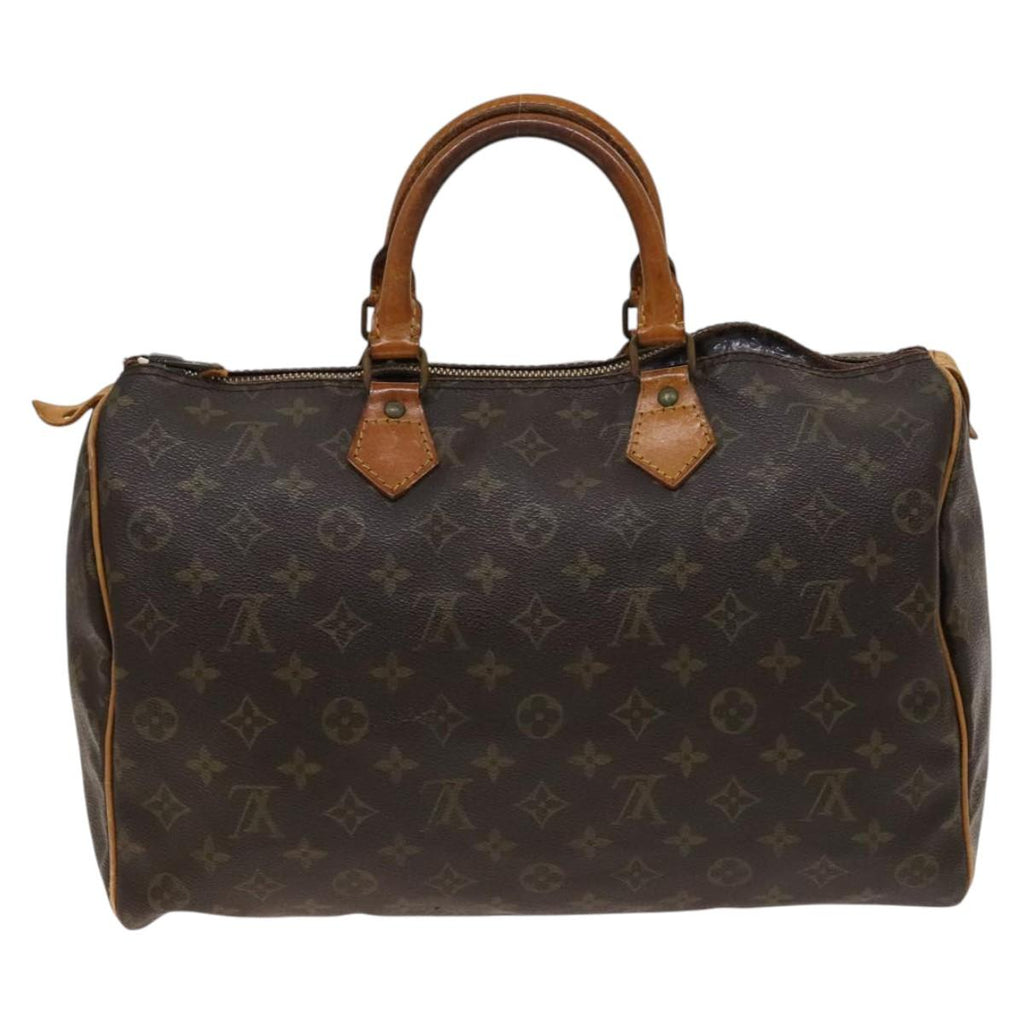 LOUIS VUITTON Monogram Speedy 35 Hand Bag M41524 LV 136864