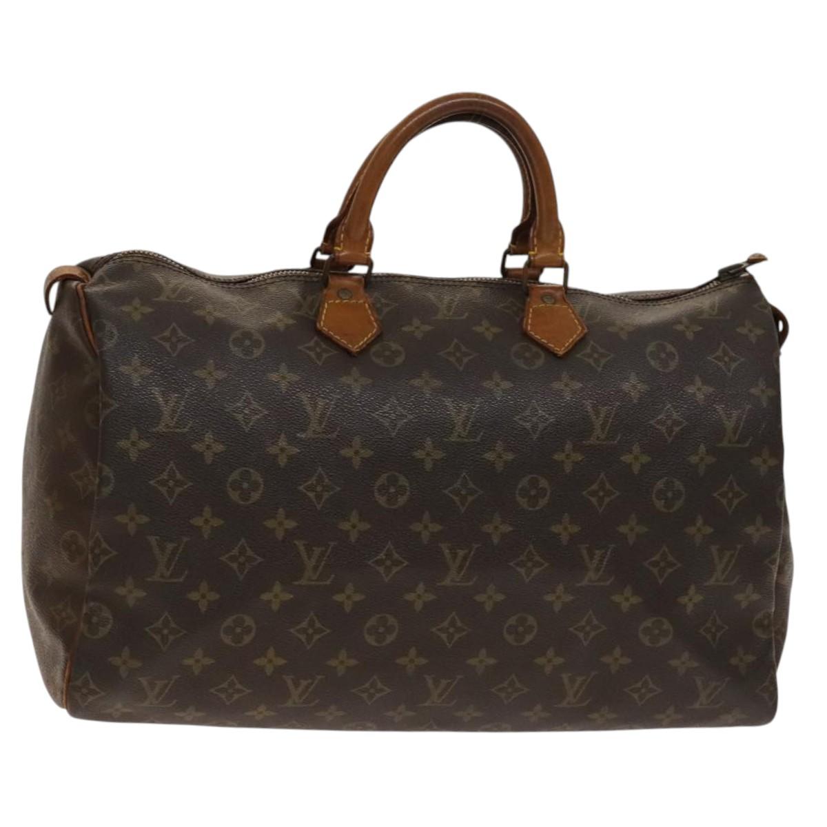 LOUIS VUITTON Monogram Speedy 40 Hand Bag M41522 LV 136865