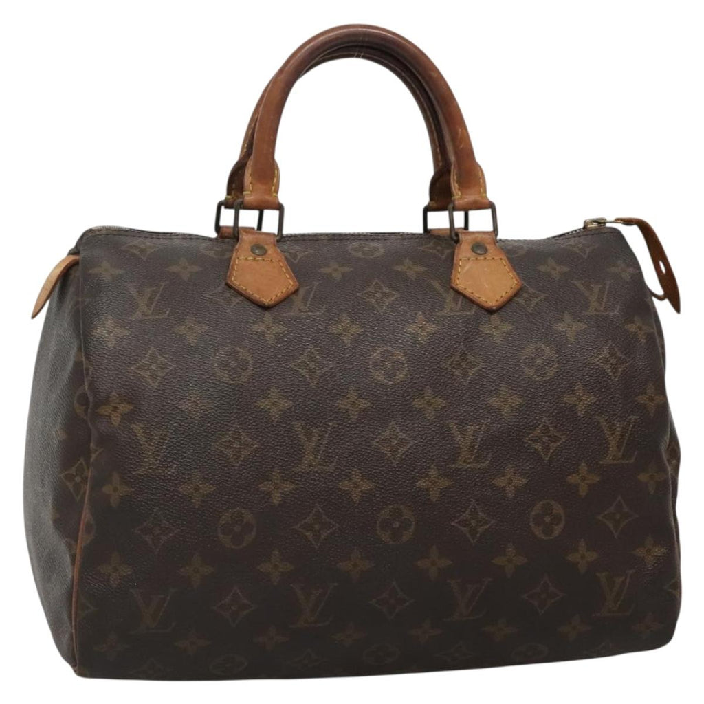 LOUIS VUITTON Monogram Speedy 30 Hand Bag M41526 LV 136899