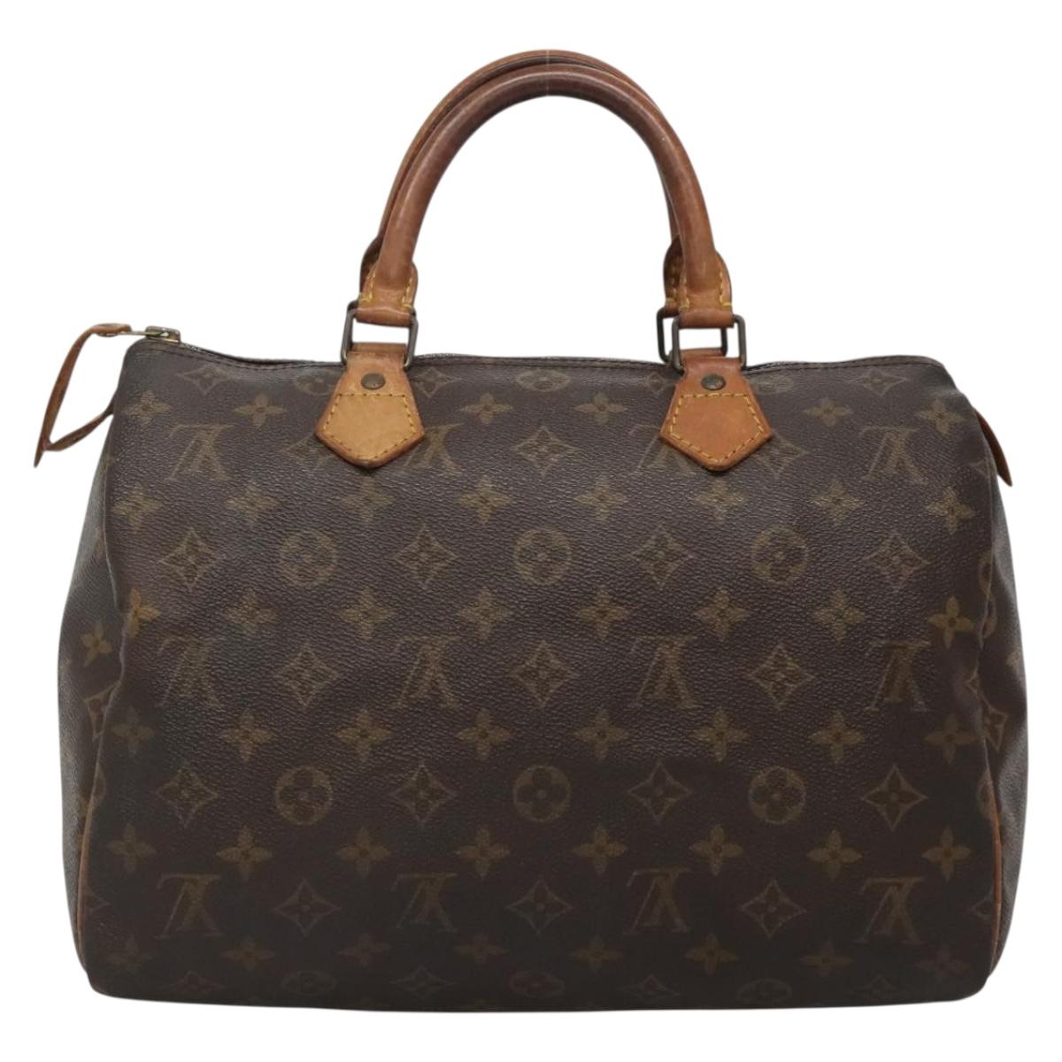 LOUIS VUITTON Monogram Speedy 30 Hand Bag M41526 LV 136899