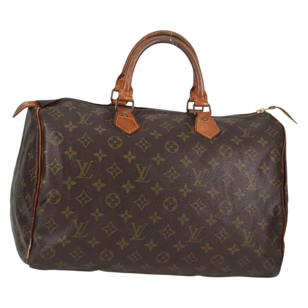 LOUIS VUITTON Monogram Speedy 35 Hand Bag M41524 LV 136915