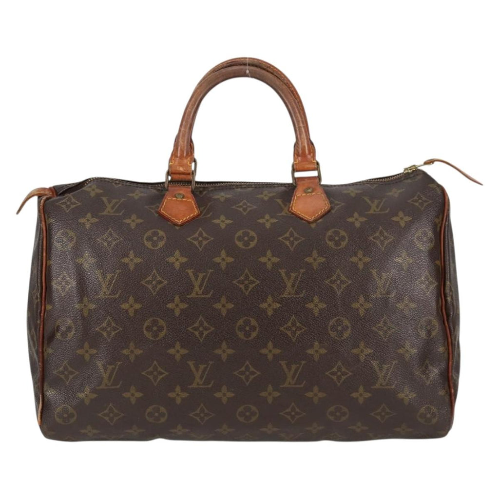 LOUIS VUITTON Monogram Speedy 35 Hand Bag M41524 LV 136915